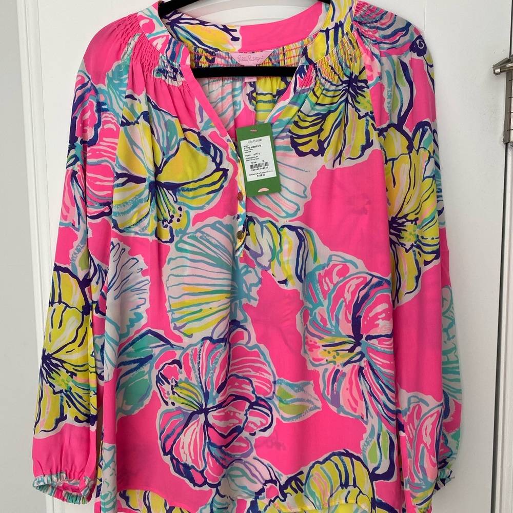 Multicolor Lilly Pulitzer Elsa Top M